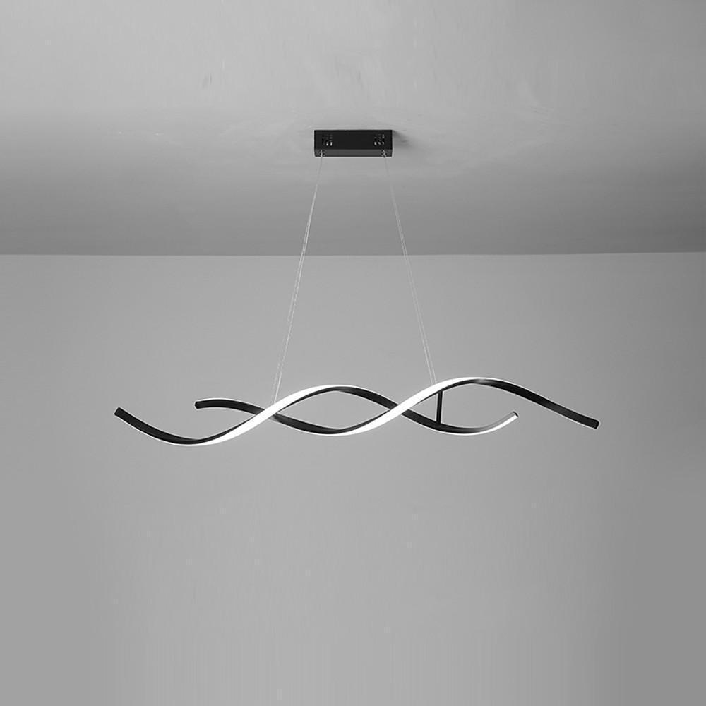 Wave Design Modern LED Pendant Light for Elegant Interiors