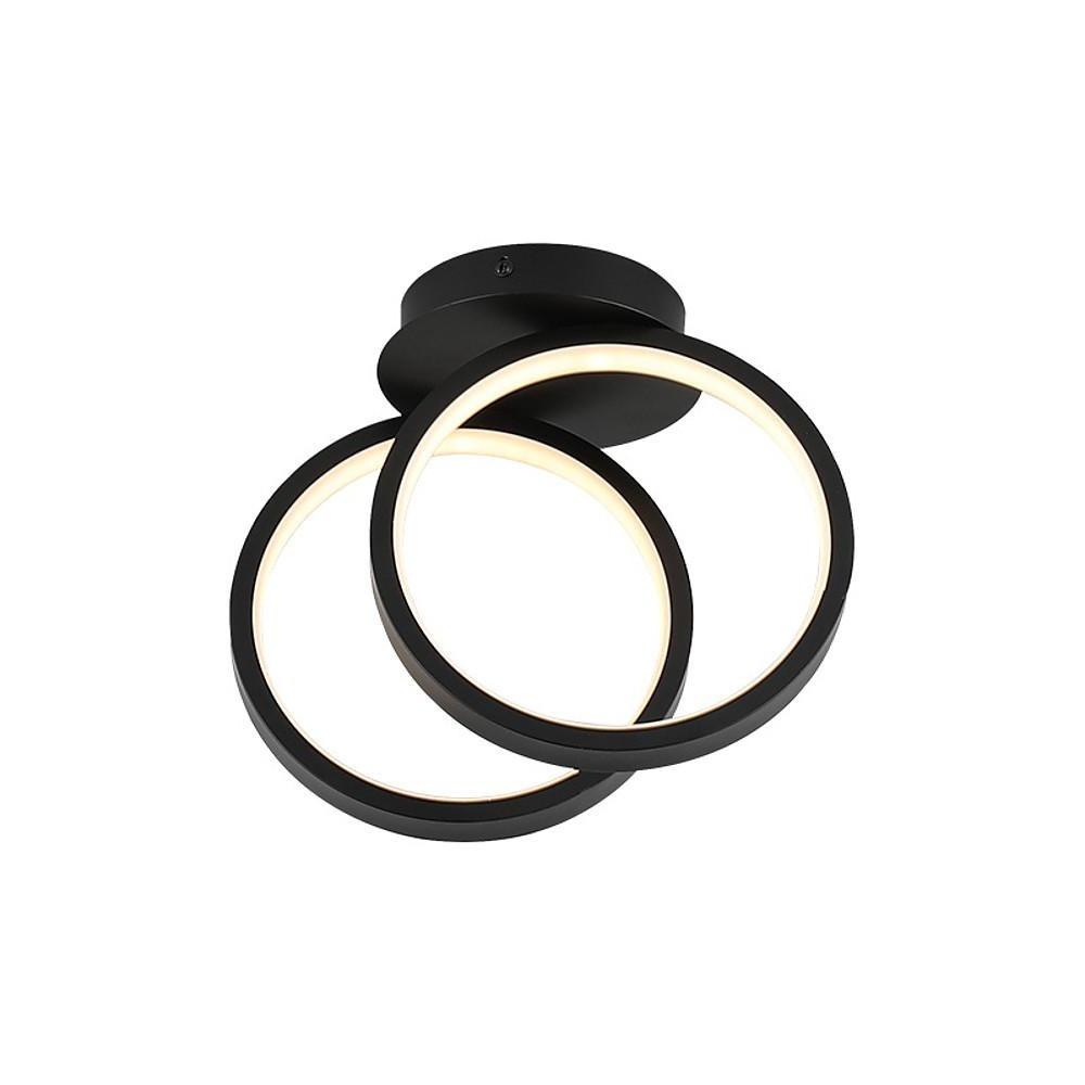 2 Ring Minimalist LED Flush Mount Ceiling Light