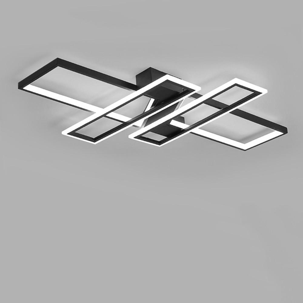 4 Rectangle LED Modern Ceiling Light Flush Mount