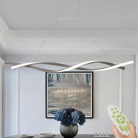 Interwoven Waves LED Modern Pendant Lighting