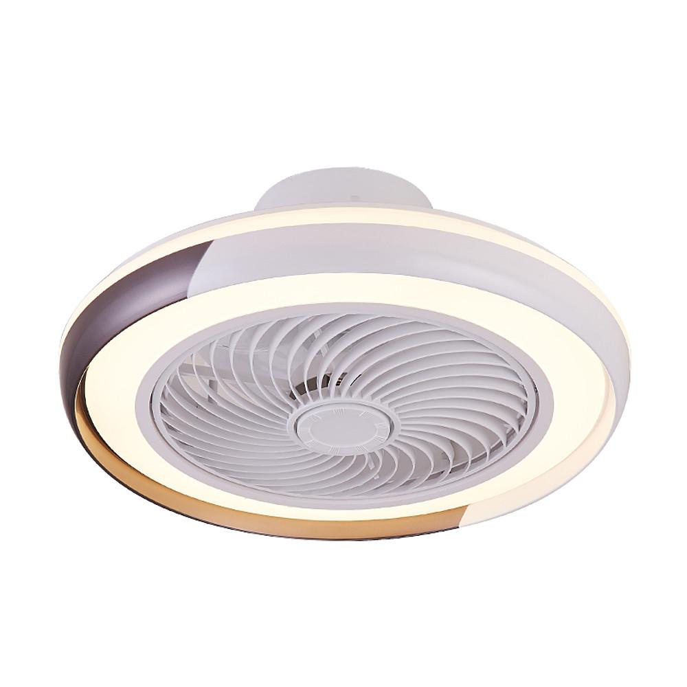Modern Round Bladeless LED Ceiling Fan Light with Dimming