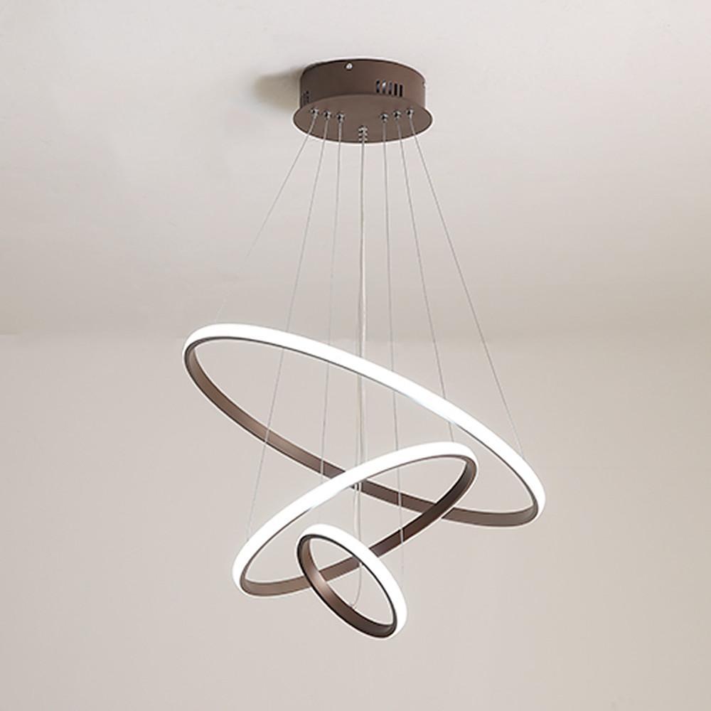 Adjustable Circle Design Dimmable LED Modern Chandelier Ceiling Light