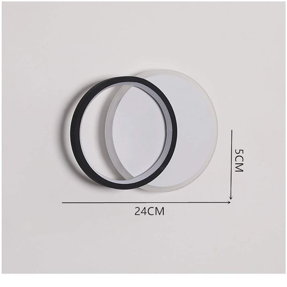 2 Square Acrylic Reflective Design LED Ceiling Light – Flush Mount