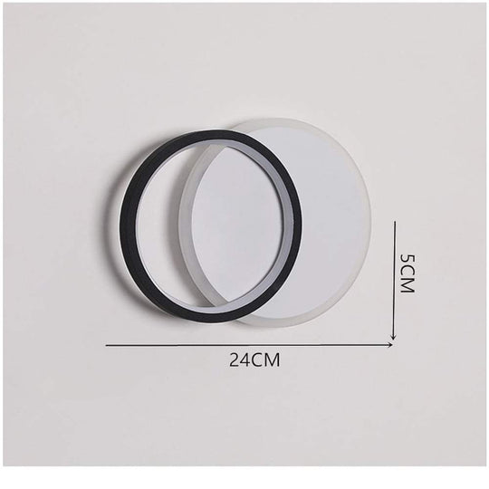 2 Square Acrylic Reflective Design LED Ceiling Light – Flush Mount