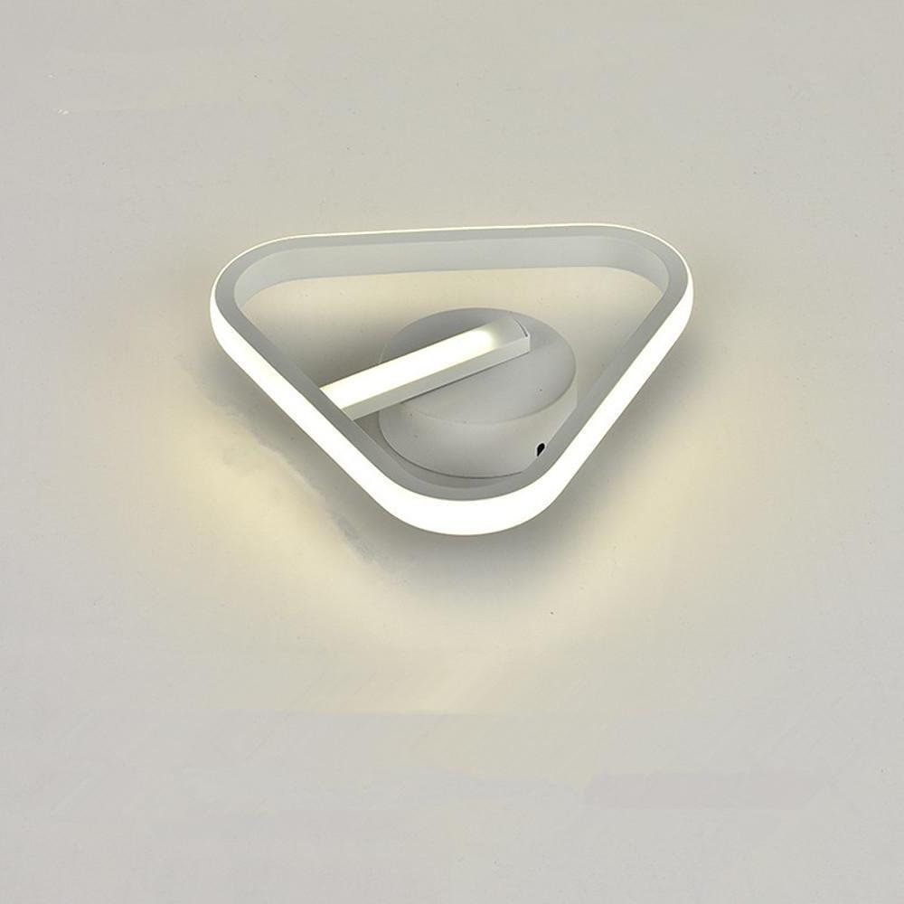 Rounded Triangle Modern LED Flush Mount Ceiling Light