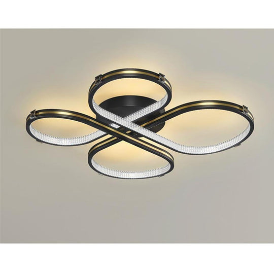 Circle Flower Design Dimmable LED Modern Ceiling Light