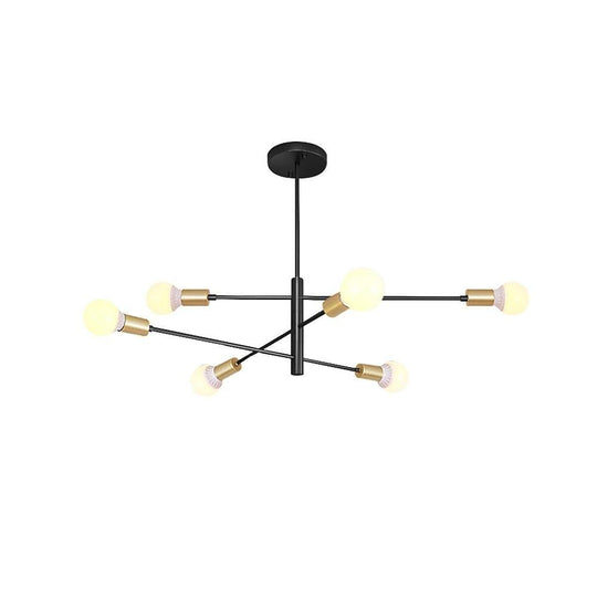Luxurious 6-Light Sputnik LED Chandelier