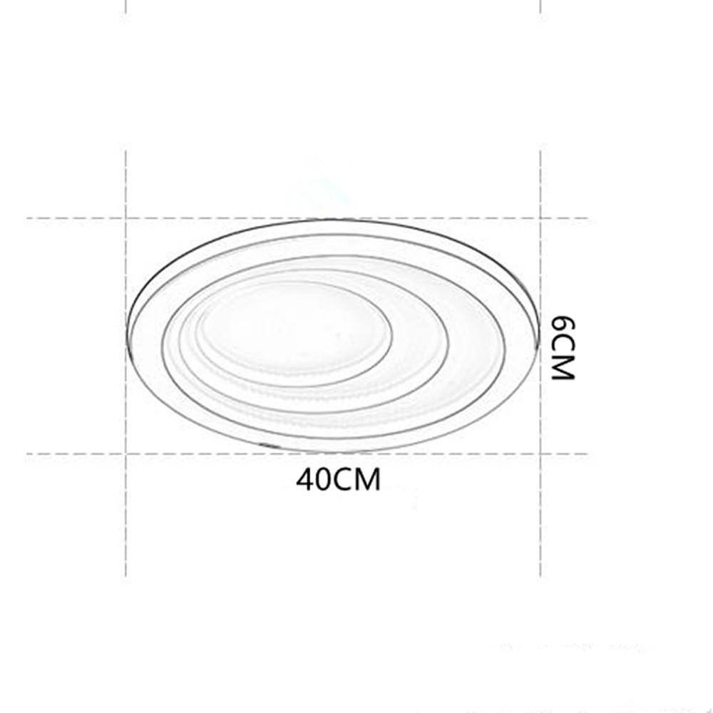 4 Graduated Circles LED Nordic Ceiling Light – Modern Flush Mount