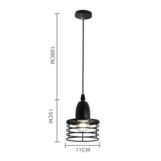 Spring Lampshade Vintage Country Pendant Light