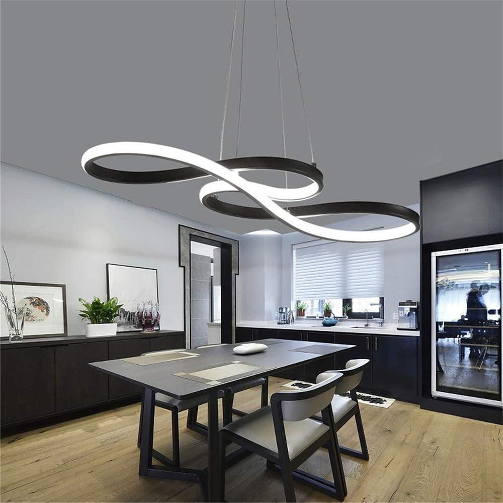 Ribbon LED Pendant Light with Nordic Geometric Linear Design