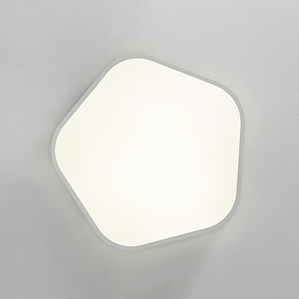 Hexagon Minimalist LED Flush Mount Ceiling Light