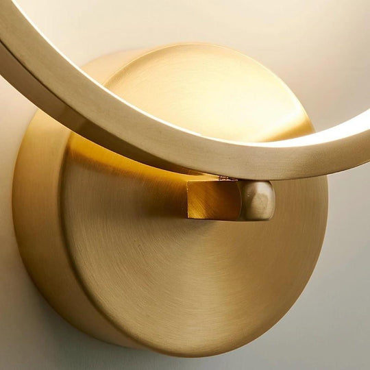 Three Light Copper LED Flush Mount Ceiling Light