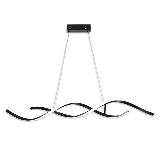 Wave Design Modern LED Pendant Light for Elegant Interiors