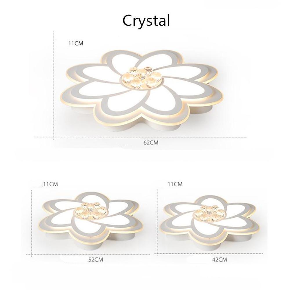 Flower-Shaped LED Flush Mount Ceiling Light – Modern Decorative Fixture