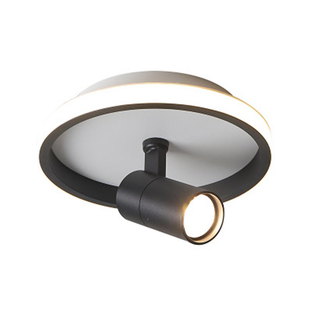 Circular LED Modern Ceiling Light with Adjustable Spotlight