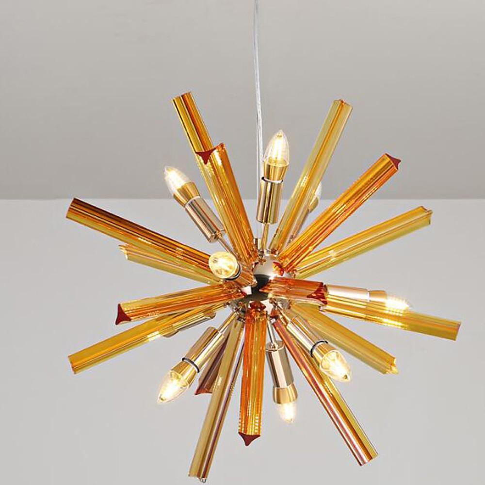 9-Light LED Metal Modern Pendant Light for Kitchen Island
