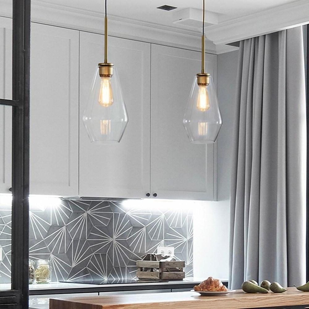 Nordic Classic Copper Glass Pendant Light