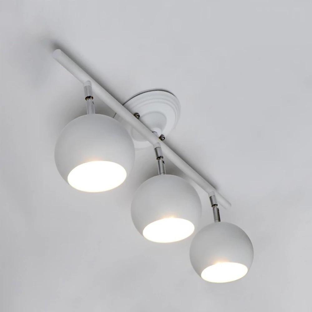 3-Light Bowled Metal Semi-Flush Mount LED Ceiling Light – Modern & Bright