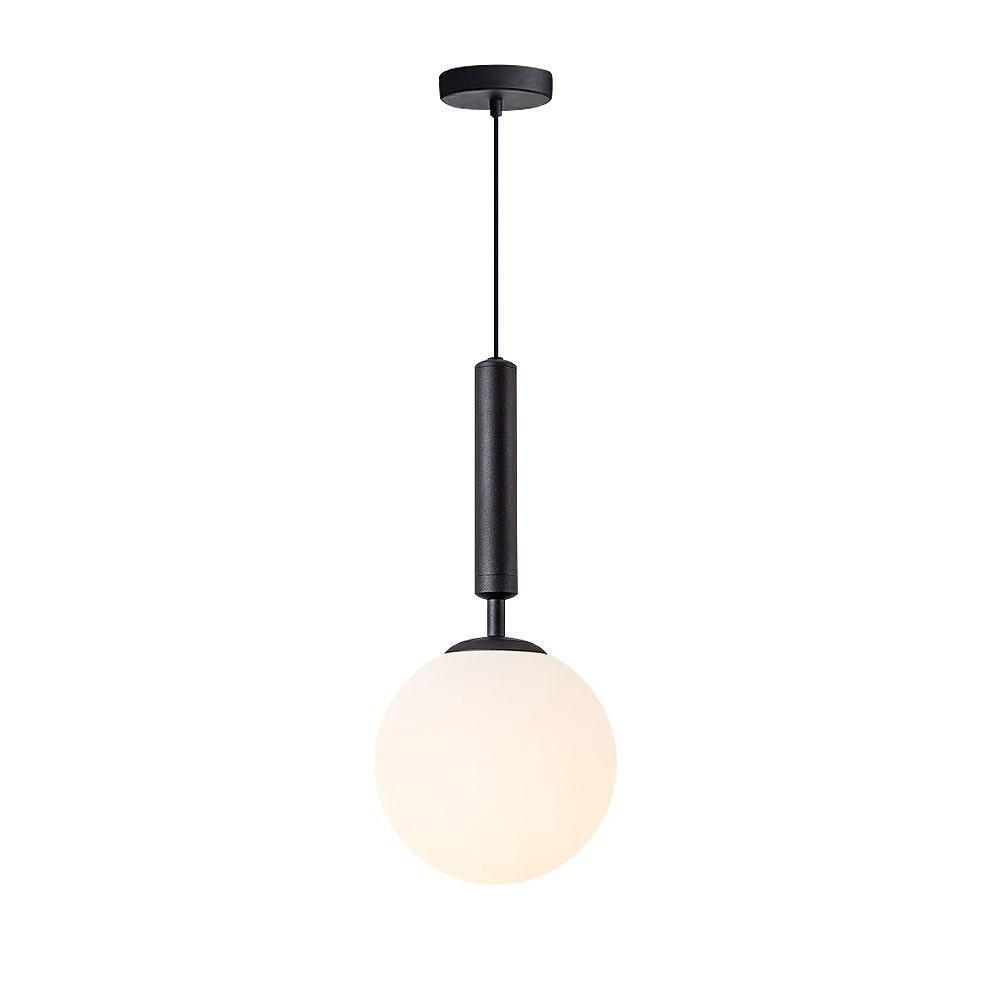Globe-Shaped Electroplated Glass LED Pendant Light