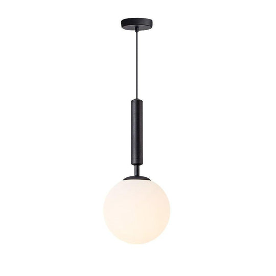Globe-Shaped Electroplated Glass LED Pendant Light
