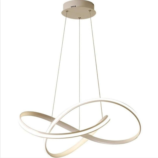 Mobius Ring Pendant 1-Light LED Ceiling Light